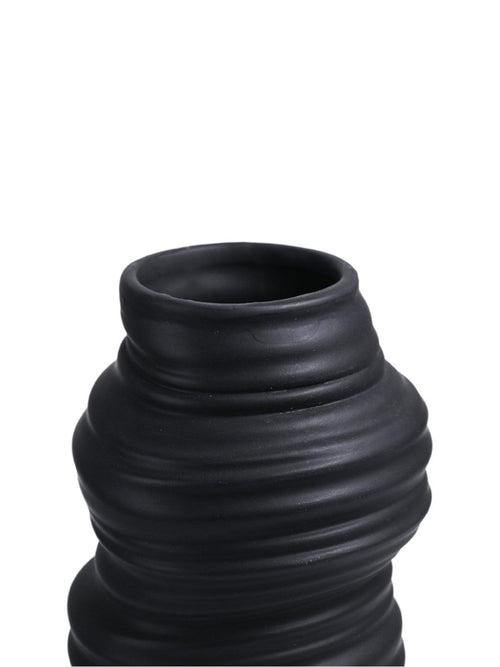 VON CASA Ceramic Black Vase