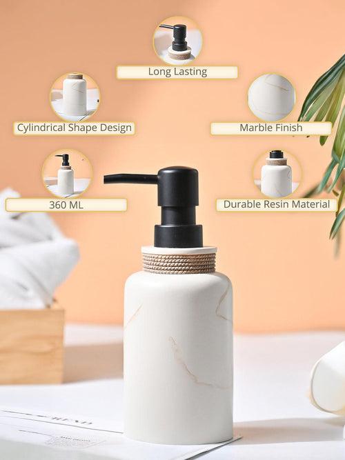 VON CASA Beige Soap Dispenser - 360Ml