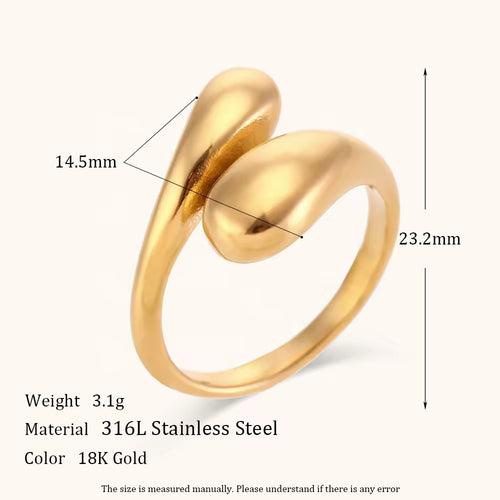 18KT Gold Plated Alisa Ring