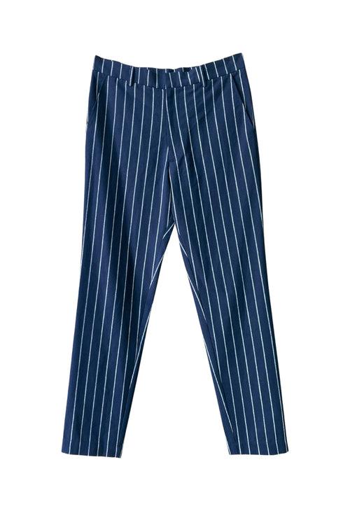 Blue/White Stripe Suit