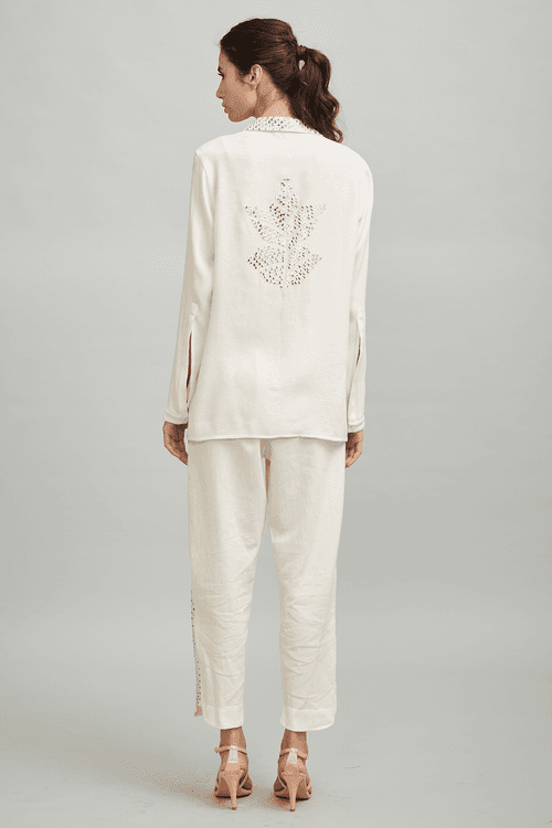 Mirror Embroidered Pant