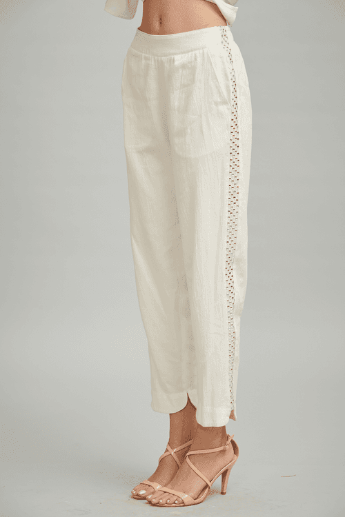 Mirror Embroidered Pant