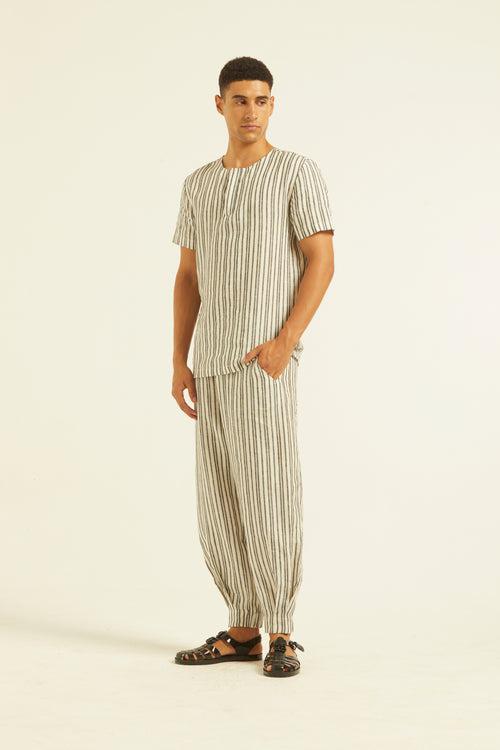 Linen Stripe Set