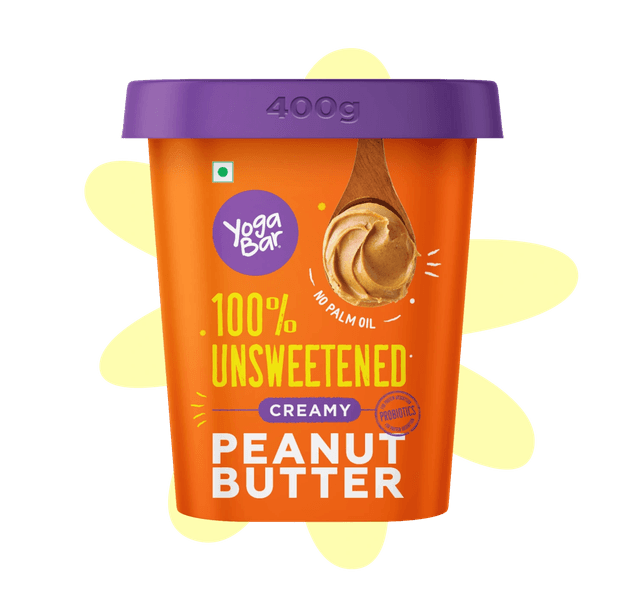 Creamy 100% Unsweetened Peanut Butter 400g