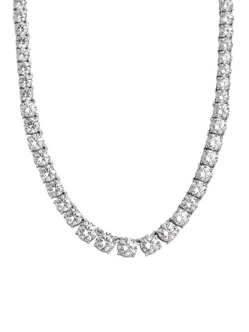 AAA Grade American Diamond Tennis Necklace For Women