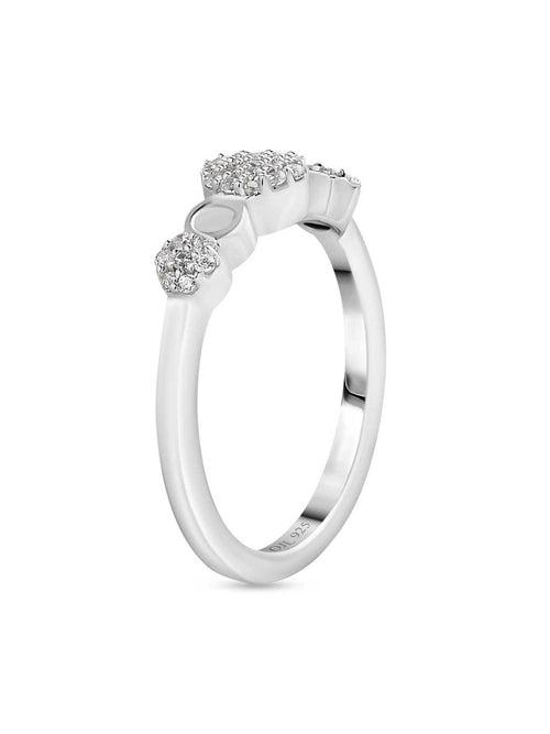 Alluring Diamond Look Ring For Women