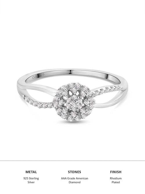 Silver Charm Ring For Women