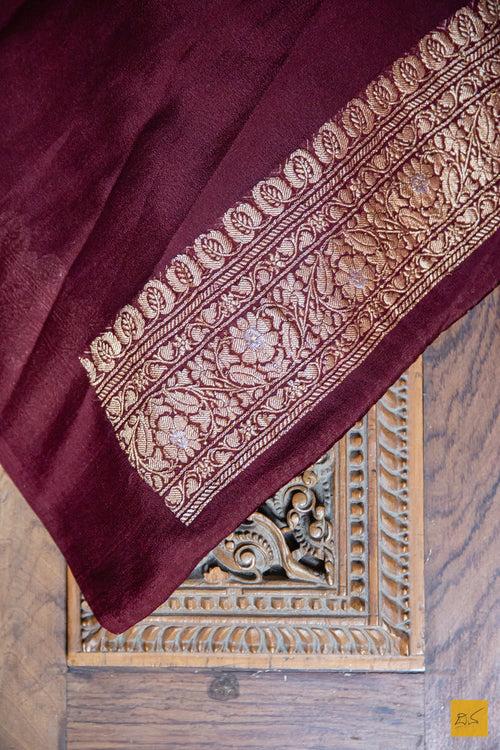 MADHURYA Banarasi Georgette Handwoven Saree