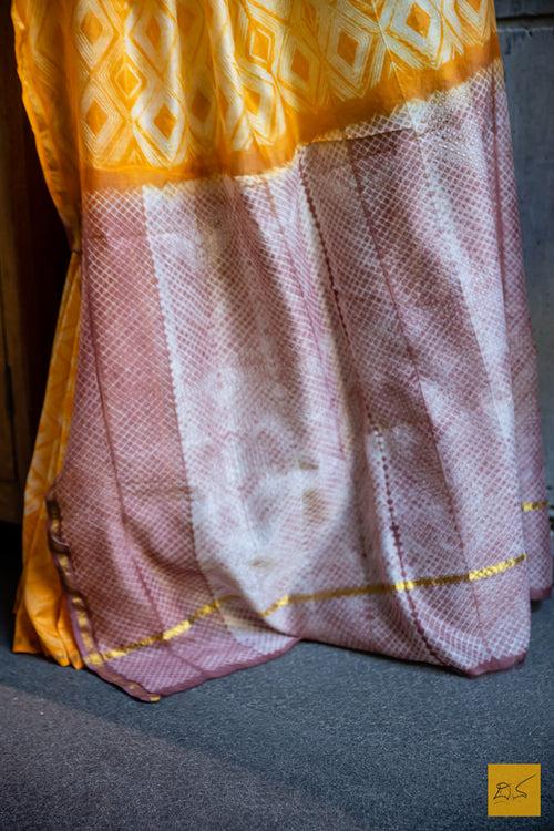 Shankari Silk Cotton Shibori Handmade Saree