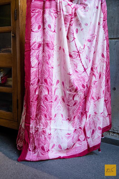 Ambika Rayon Shibori Handmade Saree