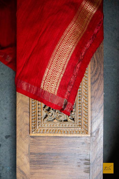 Pranavi banarasi matka silk handwoven saree