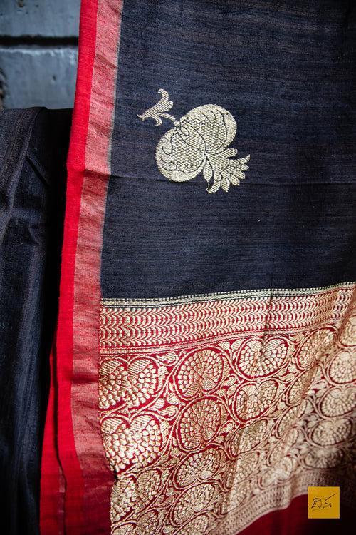 Praneetha banarasi matka silk handwoven saree