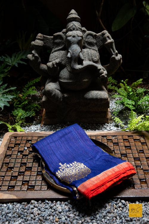 Pranavi banarasi matka silk handwoven saree