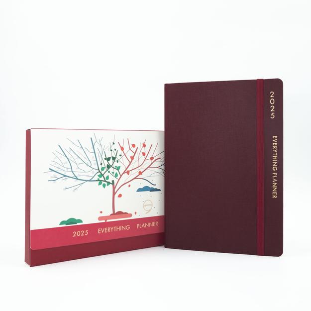 2025 Everything Planner - Maroon