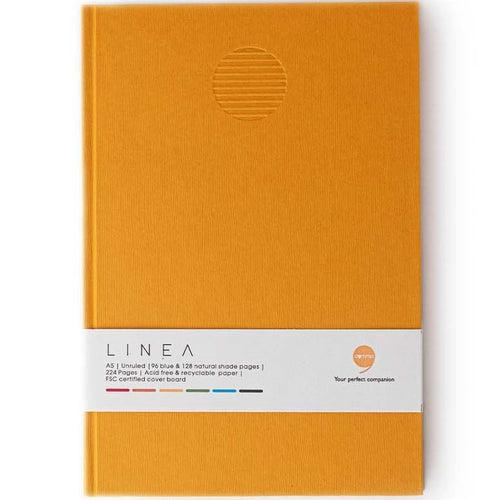 Linea A5 Notebook Unruled - Gold