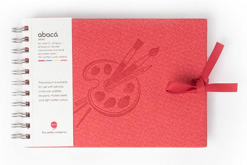 Abaca Sketch Book A5 Red