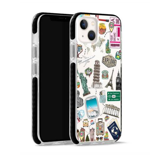 Travel around the world iPhone case