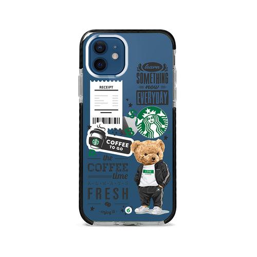 Starbucks Labels Printed Case (Transparent - Silicon)