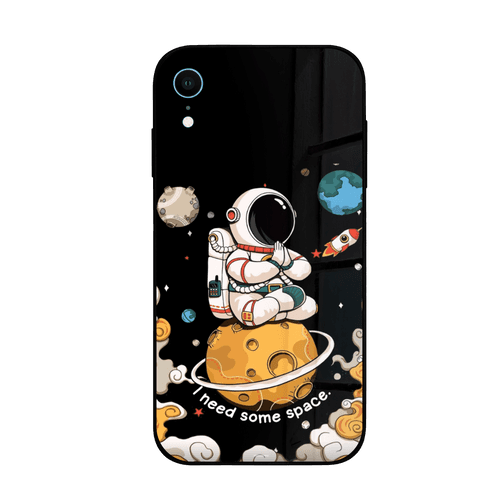 I Need Space iPhone glass Case