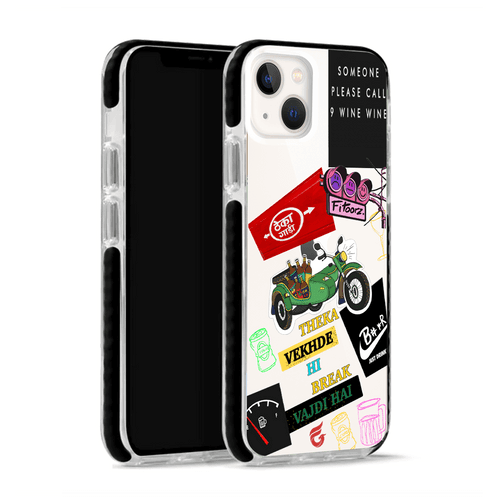 Theka vekhde hi break Vajdi hai iPhone Case