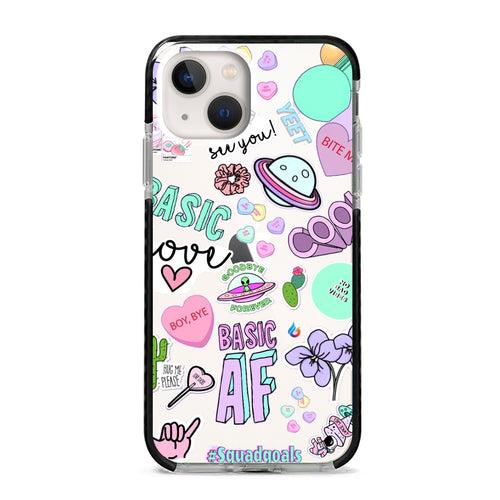 Squad Goals sticker iPhone case