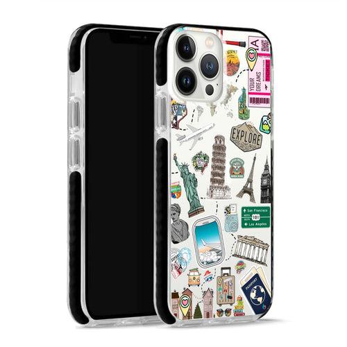 Travel around the world iPhone case