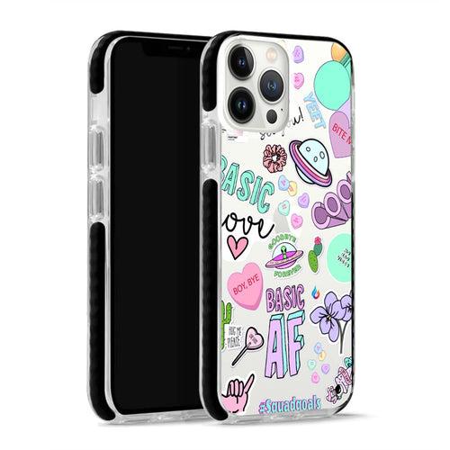 Squad Goals sticker iPhone case