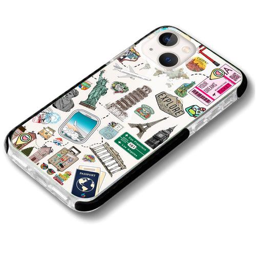 Travel around the world iPhone case