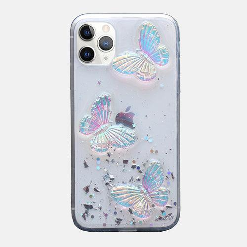 Cute Butterfly Bling Glitter Case for iPhone 7 Plus