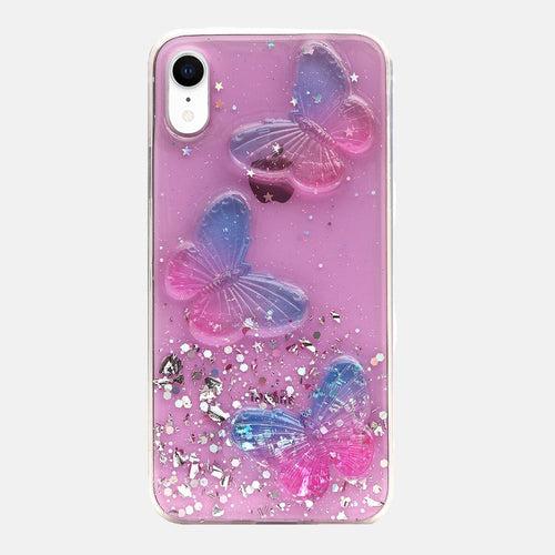 Cute Butterfly Bling Glitter Case for iPhone 7