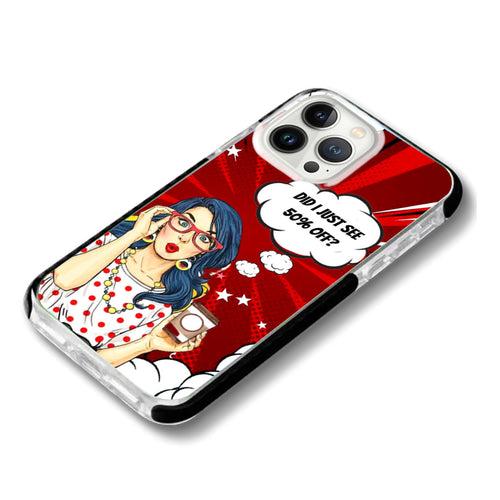 50% off Retro Pop Art 1.3 iPhone Case