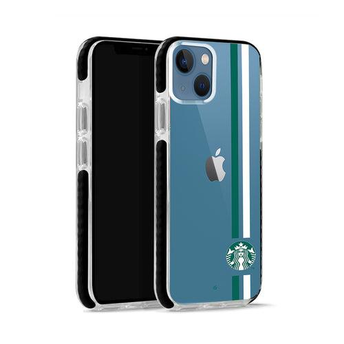 Starbucks Stripes Printed Case (Transparent-Silicon)