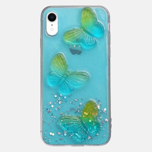 Cute Butterfly Bling Glitter Case for iPhone 7 Plus