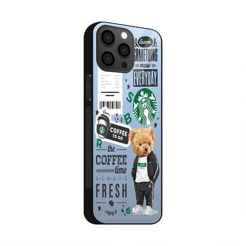 Starbucks Labels Printed Case (Sierra Blue - Glass)