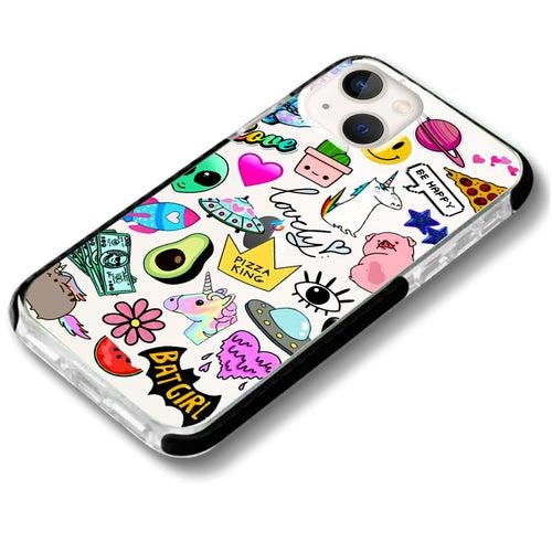 Bat Girl sticker iPhone case