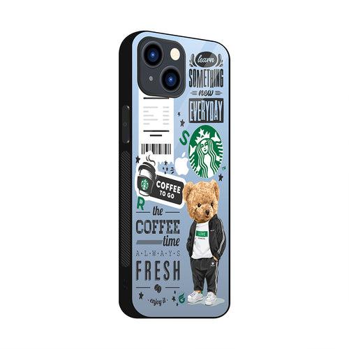 Starbucks Labels Printed Case (Sierra Blue - Glass)