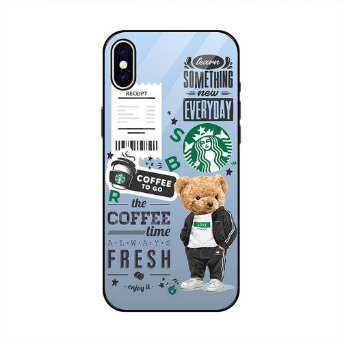 Starbucks Labels Printed Case (Sierra Blue - Glass)