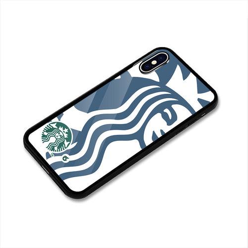 Starbucks Logo Printed Case (Non Transparent - Glass)