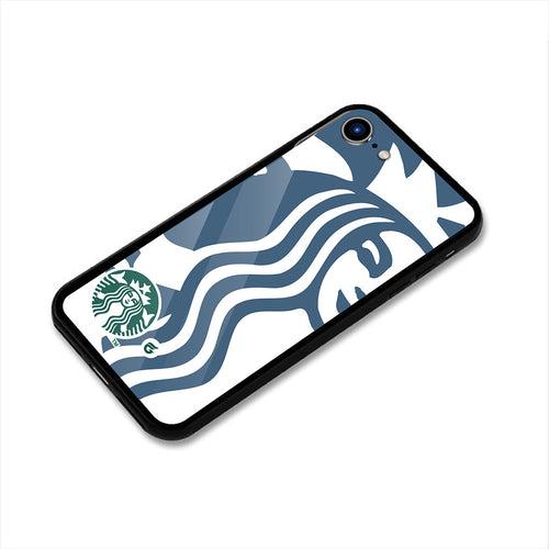 Starbucks Logo Printed Case (Non Transparent - Glass)