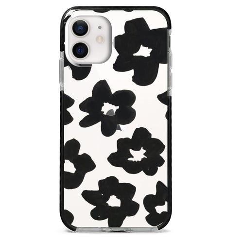 Black Flower Aesthetic iPhone Case