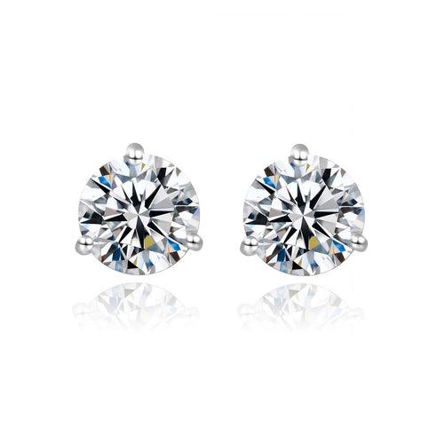 Chiara 3 Prong Earrings