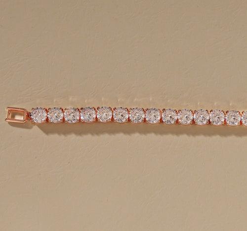 Rosette Tennis Bracelet made from Austrian crystals