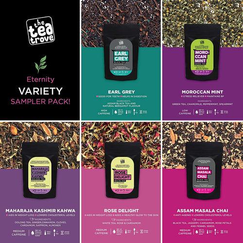 Eternity Loose Leaf Tea Sampler Pack (5 Varients, 35 Cups)