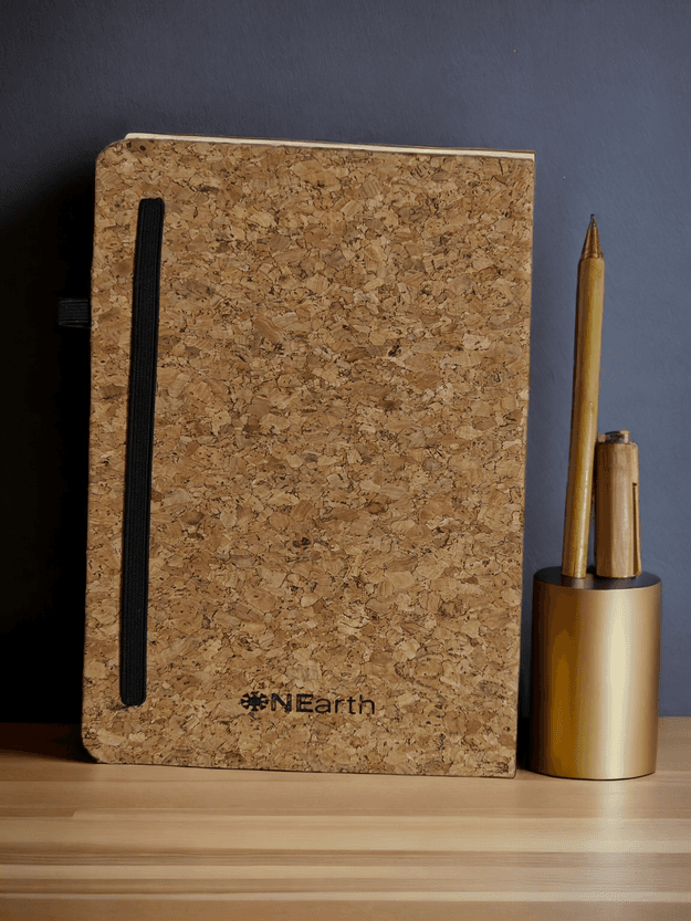 ONEarth Cork Planner with Bamboo pen