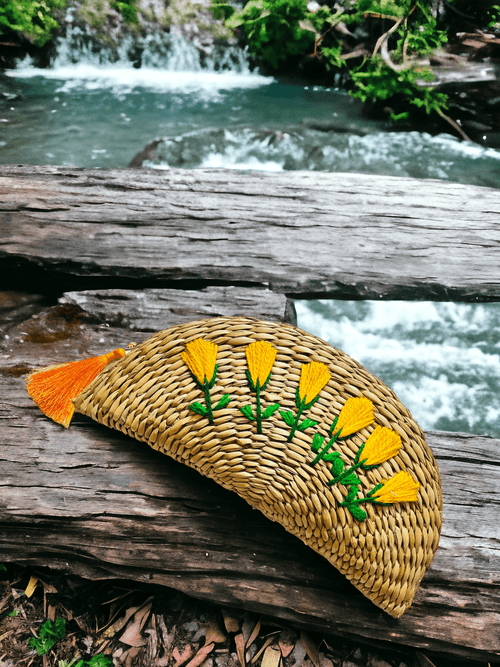 Ethnic Purse - Water Reed (Kauna Grass)