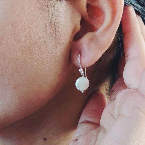 #13 - Coin Baroque Pearl Earrings