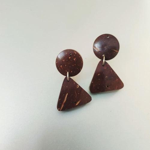 #7 - Coconut Shell Earrings