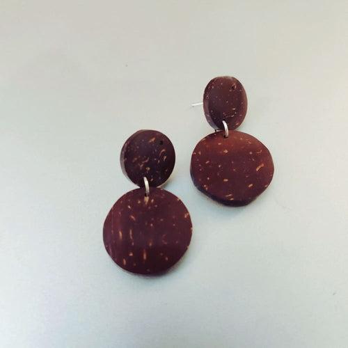 #8 - Coconut Shell Earrings