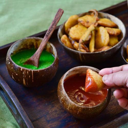 Coconut Shell Bowl - Family Pack