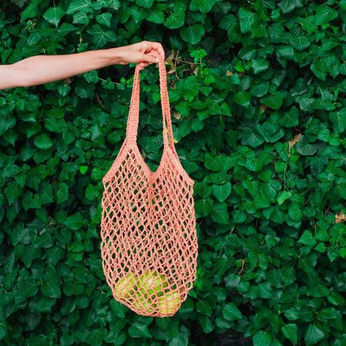 Cotton Mesh Shopping Bag - Funky Color